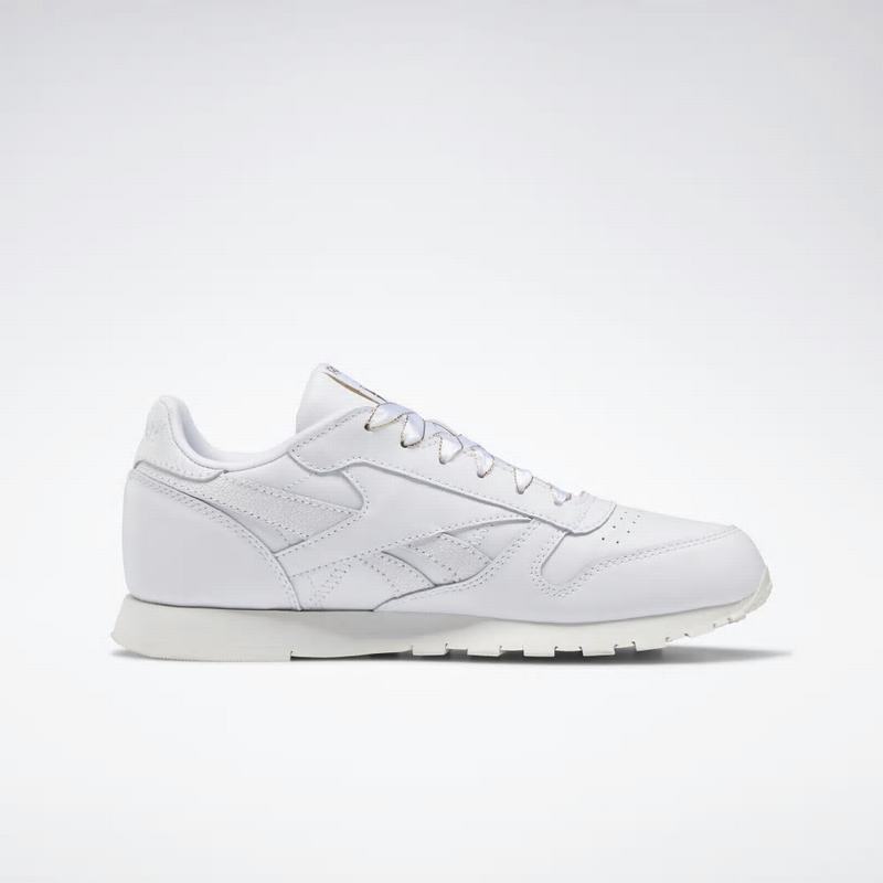 Tenisi Reebok Classic Leather Fete Albi/Aurii Romania DE5613EY